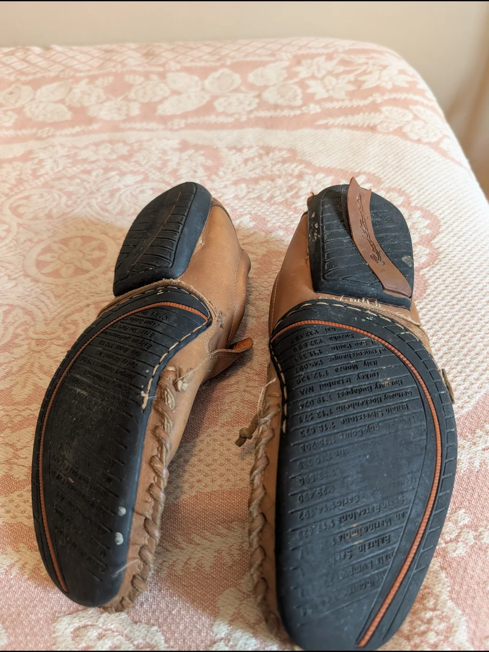 Men's Casual Brown Leather Slip-On Loafers